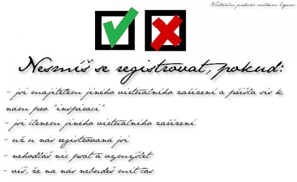 Nesm se registrovat, pokud